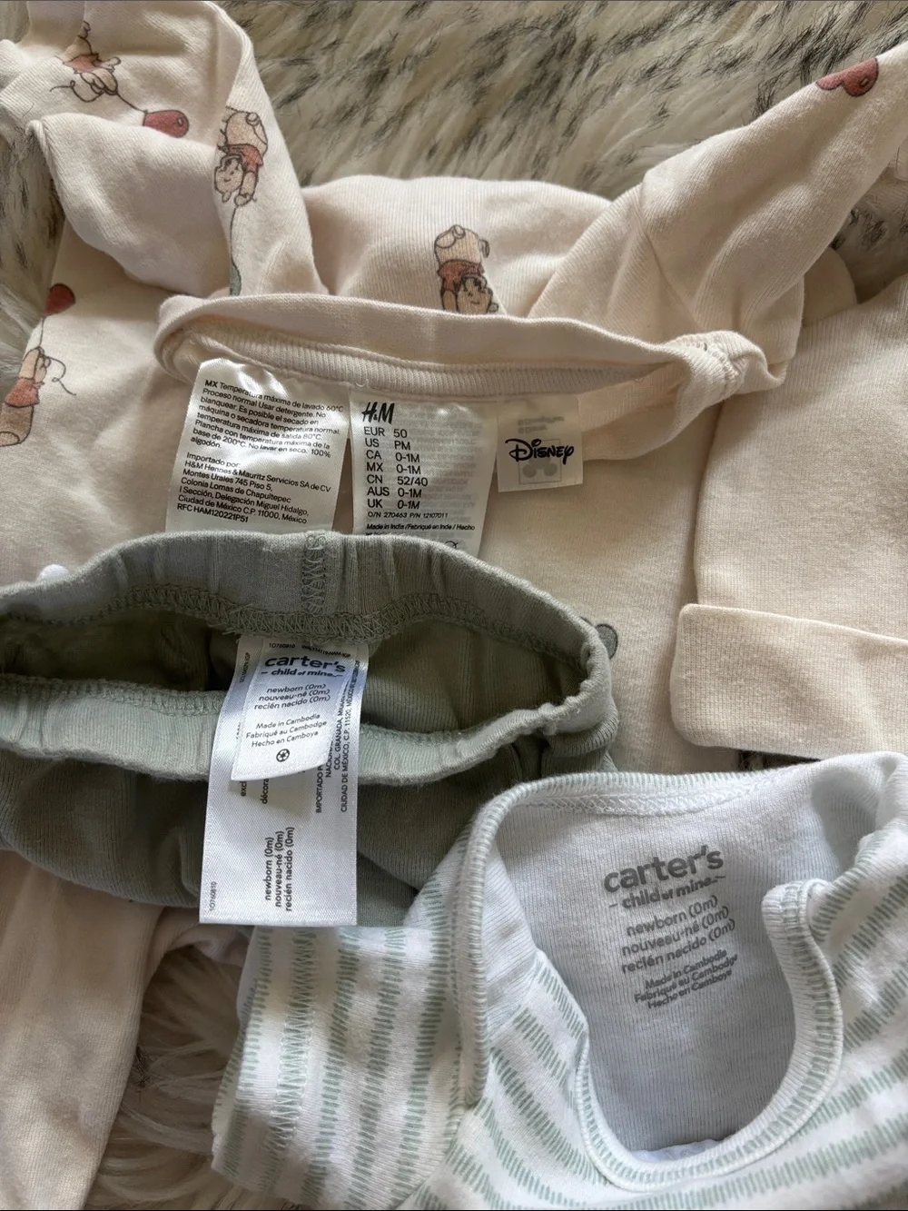 0-1M 2 Newborn Outfits